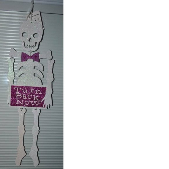 Halloween Decorations 21 Pc Window Clings, Hanging Skeletons, Table Decor etc - Picture 3 of 5